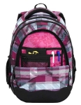 Obrázok z Bagmaster ENERGY 18 A študentský batoh - ružovo-biely ružový 34 l
