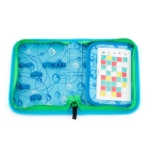 Obrázok z Bagmaster ALFA 21 B veľký školský set pre prvákov - kocky modré 23 l