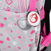 Obrázok z Bagmaster BETA 22 B školský batoh - panda pink 23 l