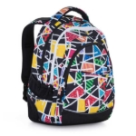 Obrázok z Bagmaster DIGITAL 22 A študentský batoh - Britto multicolour 34 l