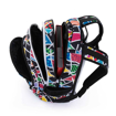 Obrázok z Bagmaster DIGITAL 22 A študentský batoh - Britto multicolour 34 l