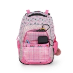 Obrázok z Bagmaster LUMI 22 A školský batoh - biela mačka s mašľou ružová 23 l