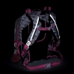 Obrázok z Bagmaster LUMI 22 A školský batoh - biela mačka s mašľou ružová 23 l