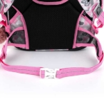 Obrázok z Bagmaster LUMI 22 A školský batoh - biela mačka s mašľou ružová 23 l