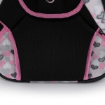 Obrázok z Bagmaster LUMI 22 A školský batoh - biela mačka s mašľou ružová 23 l