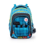Obrázok z Bagmaster LUMI 22 B školský batoh - doggy multicolour 23 l