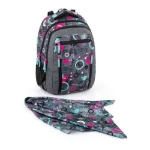 Obrázok z Bagmaster PORTO 22 A školský batoh - Memphis grey 29 l