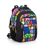 Obrázok z Bagmaster PORTO 22 B školský batoh - Britto multicolour 29 l