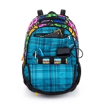 Obrázok z Bagmaster PORTO 22 B školský batoh - Britto multicolour 29 l