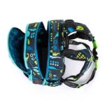 Obrázok z Bagmaster VEGA 22 B školský batoh - dinosaury modrý 22 l