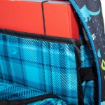 Obrázok z Bagmaster VEGA 22 B školský batoh - dinosaury modrý 22 l
