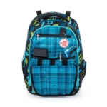 Obrázok z Bagmaster VEGA 22 B školský batoh - dinosaury modrý 22 l