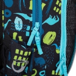 Obrázok z Bagmaster VEGA 22 B školský batoh - dinosaury modrý 22 l