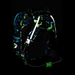 Obrázok z Bagmaster VEGA 22 B školský batoh - dinosaury modrý 22 l