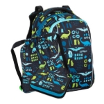 Obrázok z Bagmaster VEGA 22 B malý školní set pro prvňáčky - dinosauři modrá 22 l
