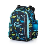 Obrázok z Bagmaster VEGA 22 B malý školní set pro prvňáčky - dinosauři modrá 22 l