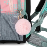 Obrázok z Bagmaster DOPI 23 B Školský batoh - Jednorožec a králiky Ružová 22 L