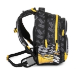 Obrázok z Bagmaster DOPI 23 C školský batoh - žltý auto žltý 22 l