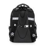 Obrázok z Bagmaster FLICK 23 A študentský batoh - čiernobiely čierny 34 l