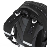 Obrázok z Bagmaster FLICK 23 A študentský batoh - čiernobiely čierny 34 l