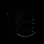 Obrázok z Bagmaster FLICK 23 A študentský batoh - čiernobiely čierny 34 l