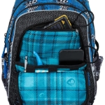 Obrázok z Bagmaster LUMI 23 D školský batoh - modrý car blue 23 l