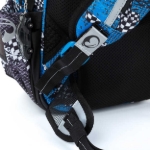 Obrázok z Bagmaster LUMI 23 D školský batoh - modrý car blue 23 l