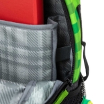 Obrázok z Bagmaster PORTO 23 B školský batoh - kocky zelený 29 l