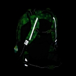 Obrázok z Bagmaster PORTO 23 B školský batoh - kocky zelený 29 l