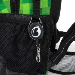 Obrázok z Bagmaster PORTO 23 B školský batoh - kocky zelený 29 l
