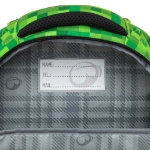 Obrázok z Bagmaster PORTO 23 B školský batoh - kocky zelený 29 l