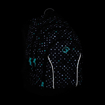 Obrázok z Bagmaster SUPERNOVA 23 A študentský batoh - black turquoise black 34 l