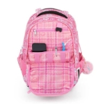 Obrázok z Bagmaster VEGA 23 A školský batoh - motýliky ružová 22 l