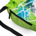 Obrázok z Bagmaster PRIM 23 D školský vak na prezúvky / vak na telocvik - futbalový zelený 1,5 l