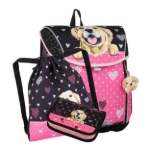 Obrázok z Bagmaster PRIM 23 Malý školský set pre prvákov - psík ružový 20 l