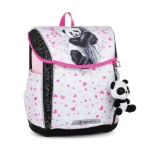 Obrázok z Bagmaster PRIM 23 B malá školská súprava pre prvákov - panda ružová 20 l