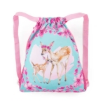 Obrázok z Bagmaster LUMI 23 Veľká školská súprava pre prvákov - laň a plavá ružová 23 l