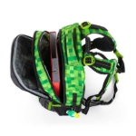 Obrázok z Školský set Bagmaster PORTO 23 B - kocky zelené 29 l