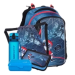 Obrázok z Bagmaster VEGA 24 Veľká školská súprava pre prvákov - hokejová modrá 22 l