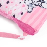 Obrázok z Bagmaster BETA 24 Malá školská súprava pre prvákov - dalmatínska ružová 18 l