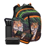 Obrázok z Veľká školská súprava Bagmaster BETA 24 B pre prvákov - tigrovo zelená 23 l