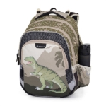 Obrázok z Bagmaster LUMI 24 C malý školní set pro prvňáčky – dinosaurus Zelená 18 l