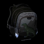 Obrázok z Bagmaster LUMI 24 C malý školní set pro prvňáčky – dinosaurus Zelená 18 l