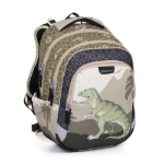 Obrázok z Bagmaster LUMI 24 C velký školní set pro prvňáčky – dinosaurus Zelená 18 l