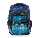 Obrázok z Školský batoh Bagmaster LUMI 24 D - vesmírna modrá 23 l