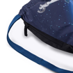 Obrázok z Bagmaster Bag LUMI 24 D školský vak na prezúvky / vak na telocvik - vesmírna modrá 1,5 l