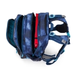 Obrázok z Veľká školská súprava Bagmaster LUMI 24 D pre prvákov - vesmírna loď modrá 23 l