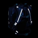 Obrázok z Veľká školská súprava Bagmaster LUMI 24 D pre prvákov - vesmírna loď modrá 23 l