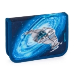 Obrázok z Veľká školská súprava Bagmaster LUMI 24 D pre prvákov - vesmírna loď modrá 23 l