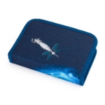 Obrázok z Veľká školská súprava Bagmaster LUMI 24 D pre prvákov - vesmírna loď modrá 23 l